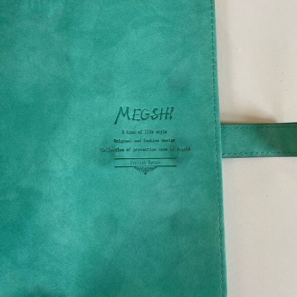 Pre-Owed Megshi Teal Wallet Large Enough to Hold a Phone - Picture 5 of 6
